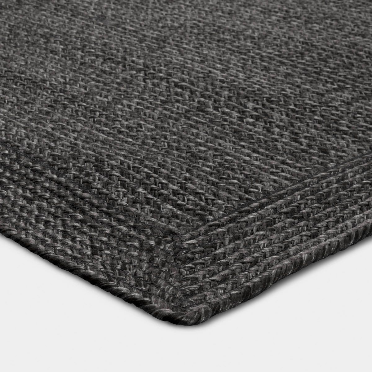 Natural Woven Rectangular Braided Outdoor Accent Rug - Threshold™ - thumbnail 7