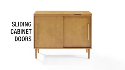 Everett Mid-Century Mahogany Sideboard with Adjustable Shelving