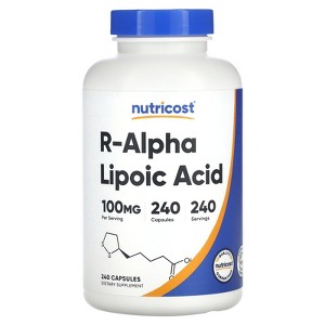 Nutricost R-Alpha Lipoic Acid, 100 mg, 240 Capsules - 1 of 2
