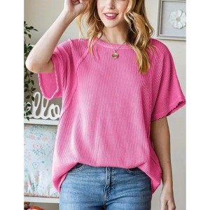 Women's Hot & Sassy Ribbed Tee - HEIMISH USA - 1 of 1