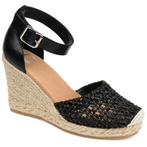 Journee Collection Womens Sierra Wedge Heel Espadrille Sandals - 1 of 4