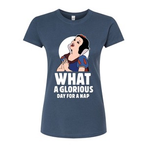 Women's - Disney - What A Glorious Day for a Nap Fitted Graphic T-Shirt - 1 of 3