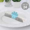 Big Dot of Happiness Blue Confetti Stars - Simple Party Paper Napkin Holder - Napkin Rings - Set of 24 - 2 of 4