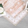 5x7 Machine Washable Vintage Area Rug, Ultra-Thin Washable Rug - Soft Plush Floor Carpet for Living Room, Bedroom, Farmhouse Kitchen - 4 of 4
