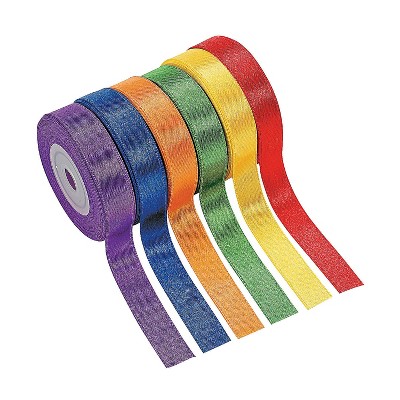 1/2" x 10 yds. - Super Sensational Ribbons - 6 Pc.
