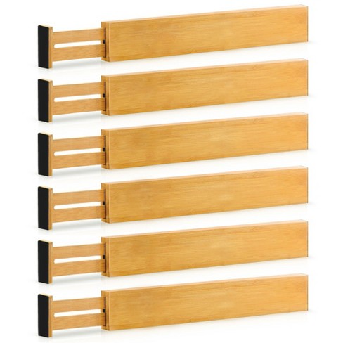 Royal Craft Wood Bamboo Drawer Dividers 13.5-16 : Target