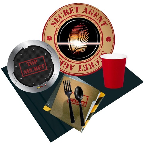 Top Secret Spy Party Pack Target