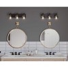 Progress Lighting Calhoun 3-Light Bath Vanity, Steel, Antique Bronze, Clear Glass Shade - 3 of 4