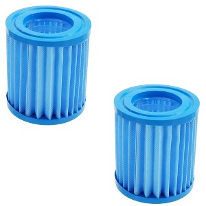 Pool Central 7" Blue Inorganic Antimicrobial Pool Replacement Filters - Set of 2 - 1 of 1