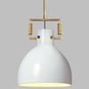 CityFurn 1-Light Industrial Bowl Metal Pendant Light for Kitchen Island - 2 of 4