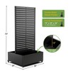 TUYOHW Metal Planter Box with Trellis, Metal Raised Garden Bed with Trellis, Garden Box for Climbing Plants, Flower - 4 of 4