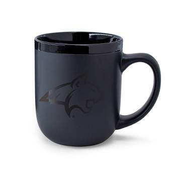 NCAA Montana State Bobcats 12oz Ceramic Coffee Mug - Black