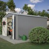 CAVINAS Outdoor Storage Shed with Lockable Doors Weatherproof Garden Shed for Garden, Lawn - 2 of 4