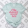 Simply Sage Market Women's She Doesn't Even Go Here Short Sleeve Graphic Tee - 3 of 3