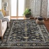 Vintage Floral Area Rug for Bedroom – Soft, Non-Slip, Non-Shedding Throw Rug for Living Room, Dining Room & Foyer - 3 of 4