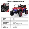 Infans 12V 2-Seater Kids Ride On UTV RC Electric Vehicle Suspension w/ Lights & Music - 2 of 4