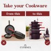 Cuisinel Pan Organizer - Silicone-Coated Non-Slip 15" Heavy Duty Skillet Rack - 4 of 4