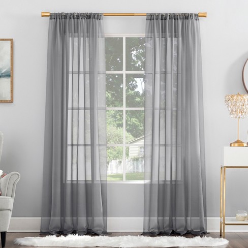 No. 918 Tenda A Pannello In Voile Trasparente, Colore Bianco Guscio D'uovo, 149,9 X 213,4 Cm, Lavabile In Lavatrice - 2