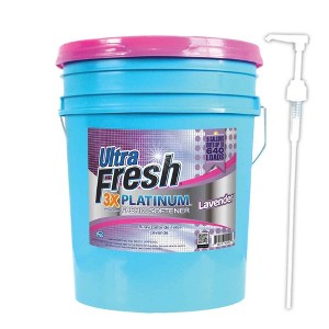 Ultra Fresh Platinum Fabric Softener for Laundry up to 640 Loads, Lavender, 5 Gallons - Fabric Odor Remover to Wash Clothes and Sheets - 1 of 4