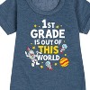 - Dr. Seuss - First Grade Out Of This World Graphic Short Sleeve Fleece Dress - 2 of 4