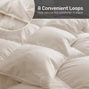 Peace Nest Heavyweight Extra Warmth White Goose Feather Down Fiber Duvet Comforter Insert - 3 of 4