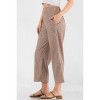 Slickblue Chic High Waisted Pants with Elastic Waistband, Functional Pockets, Missy Fit, Bold Red Color, Sizes S-L - 4 of 4