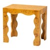 bali & pari Huxley Modern and Contemporary Natural Real Burl Wood End Table - 2 of 4