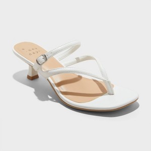 Women's Sayler Thong Heels - A New Day™ - 1 of 4