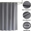 LunaLulinlk Bathroom curtain with 12 PCS free hooks - 3 of 4