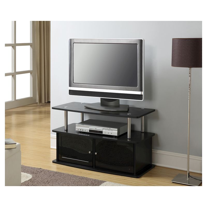Designs2Go TV Stand for TVs up to 49" with 2 Storage Cabinets and Shelf - Breighton Home, 3 of 4