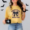Simply Sage Market Coquette Spooky Witch Social Club Garment Dyed Tee - 2 of 4