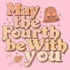 Girl's Star Wars Retro Darth Vader May the Fourth Be With You T-Shirt - 2 of 4