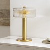 Dua Table Lamp - 17 Inch Height - TBL4606 - Clear/Brass - Safavieh - 3 of 4