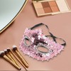 Unique Bargains Crystal Beaded Half Face Party Mask 1 Pc - 4 of 4