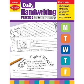 Daily Handwriting Practice: Traditional Manuscript, Kindergarten - Grade 6 Teacher Edition - by  Evan-Moor Educational Publishers (Paperback)