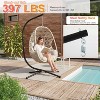 BestMassage Hammock Stand Heavy-Duty Hammock Chair Stands with Weather-Resistant, Stand Only - 4 of 4