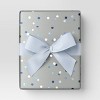 36' Christmas Festive Frost Premium Ribbon Light Blue Satin - Wondershop™ - 2 of 3