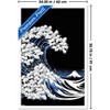 Trends International Tobe Fonseca - Kanagawa Cat Wave Framed Wall Poster Prints - 3 of 4
