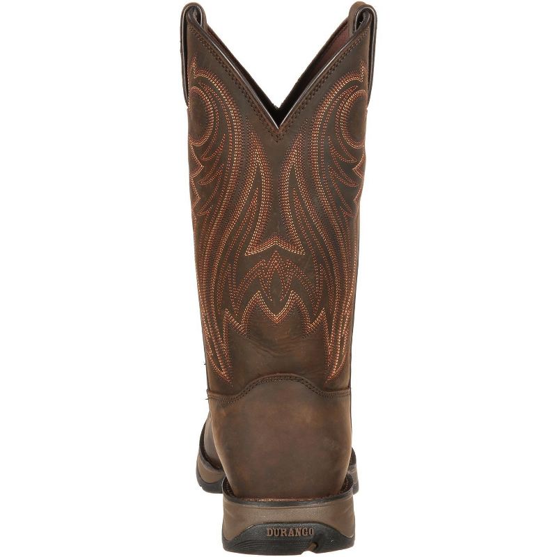 Men's Rebel by Durango Chocolate Pull-On Western Boot, 4 of 8