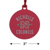 Nicholls State University Colonels Logo Aluminum Holiday Christmas Tree Ornament - 3 of 4