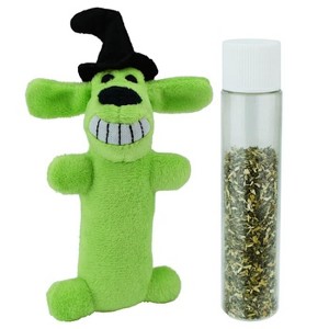 Multipet Loofa with Witch Hat and Refillable Catnip Cat Toy, Small - 1 of 1