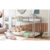 Twin Over Twin Metal Bunk Bed with Ladder for Bedroom - 4 of 4