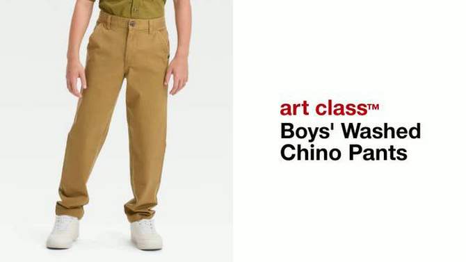 Boys' Washed Chino Pants - art class™, 2 of 5, play video