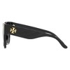 Tory Burch TY 7180U 170987 Womens Square Sunglasses Black 52mm - 3 of 3