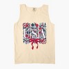Simply Sage Market USA Floral Coquette Garment Dyed Tank - 3 of 3