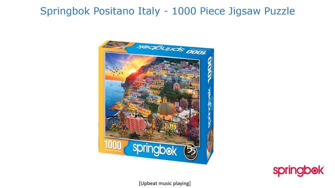 Springbok Positano Italy Puzzle 1000pc, 2 of 6, play video