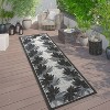 World Rug Gallery Tropical Floral Border Flatweave Indoor/Outdoor Area Rug - 2 of 4