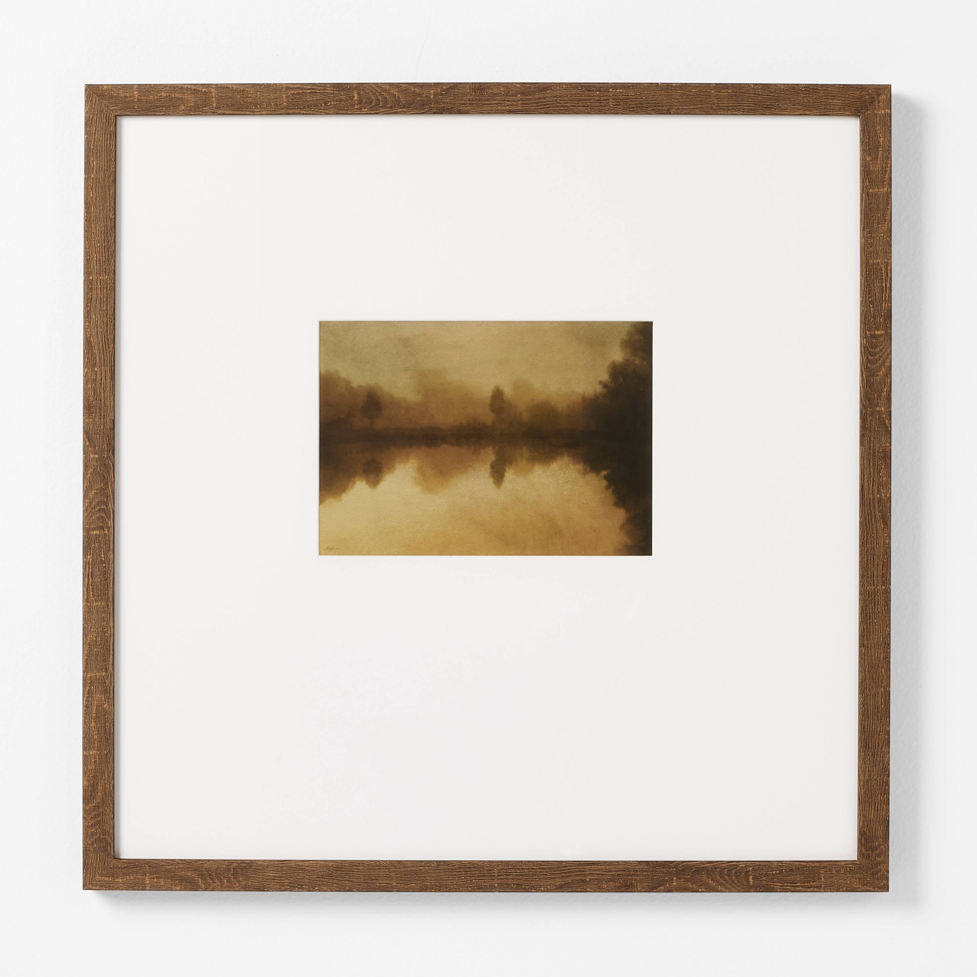20"x20" Warm Landscape Framed Wall Art - Threshold™ designed with Studio McGee