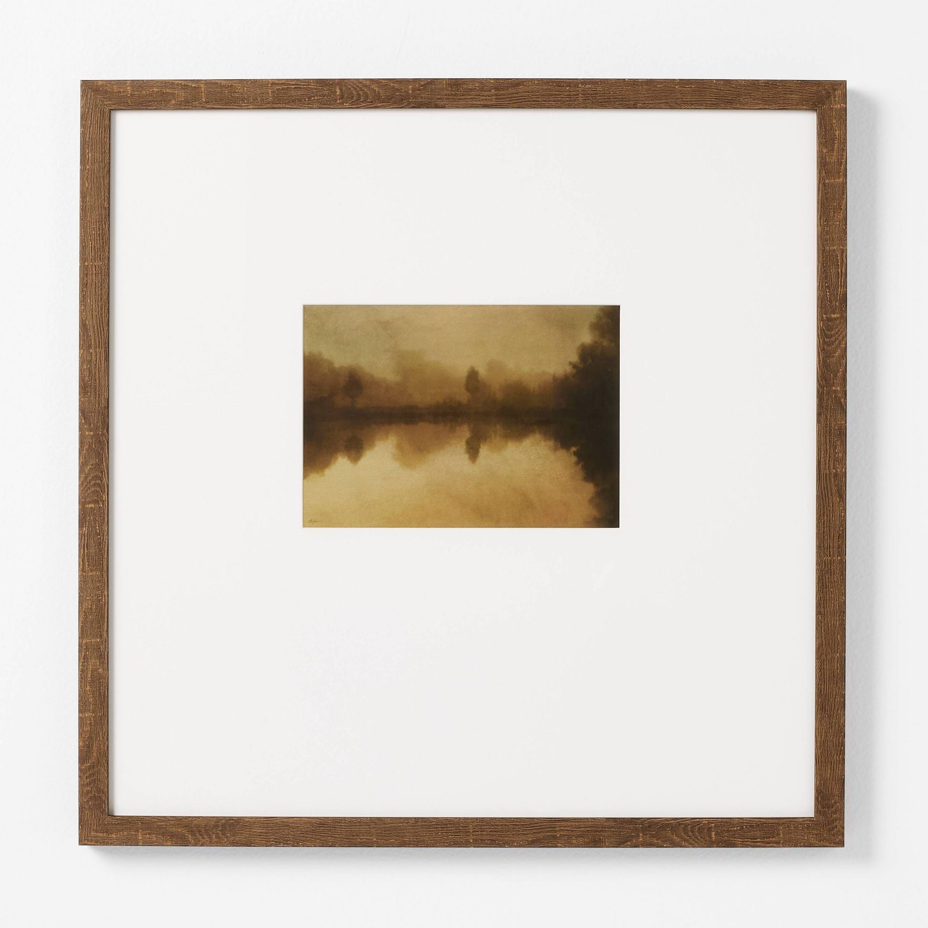 20"x20" Warm Landscape Framed Wall Art - Threshold™ designed with Studio McGee