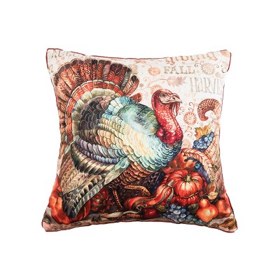 C&F Home Traditional Turkey HD Thanksgiving Throw Pillow
